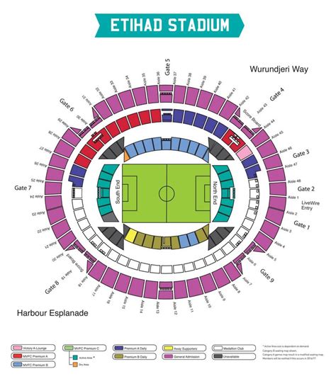 etihad stadium map pdf